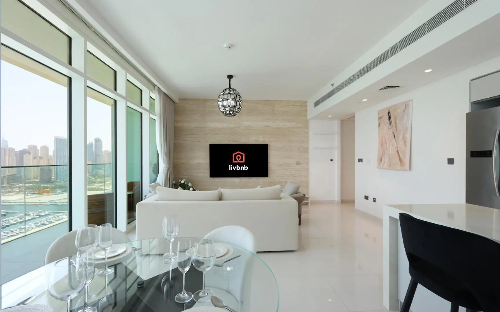 Livbnb- 3Br With Marina Skyline View Dubai